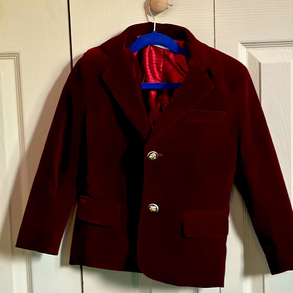 Yuan lue red dress shirt for little kids